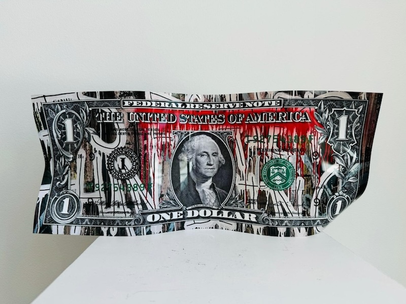 Opera artistica "One dollar street" di Karl Lagasse - immagine 3