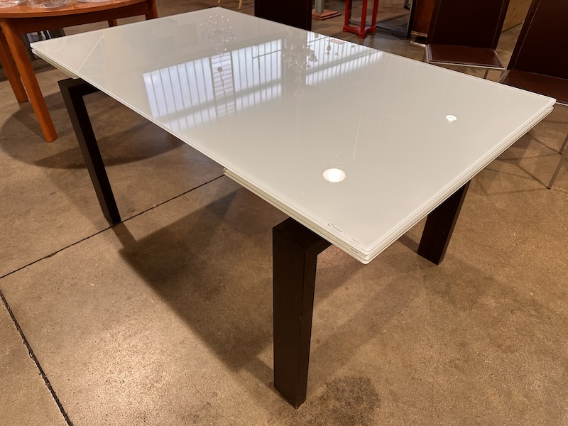 Tavolo Calligaris allungabile in vetro - immagine 2