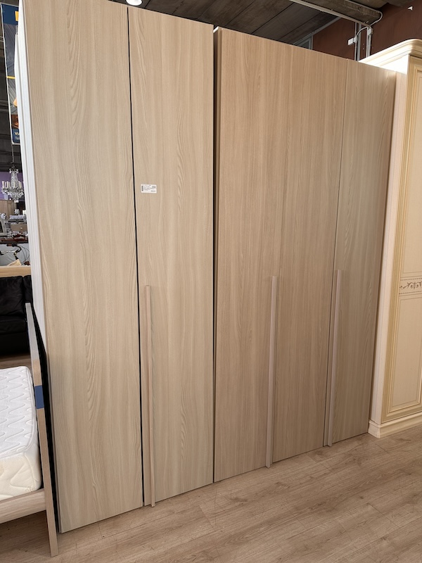 Cameretta moderna rovere grigio/arancione