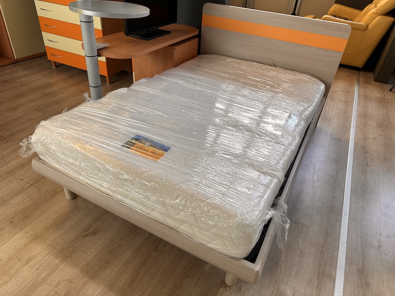 Cameretta moderna rovere grigio/arancione - immagine 2