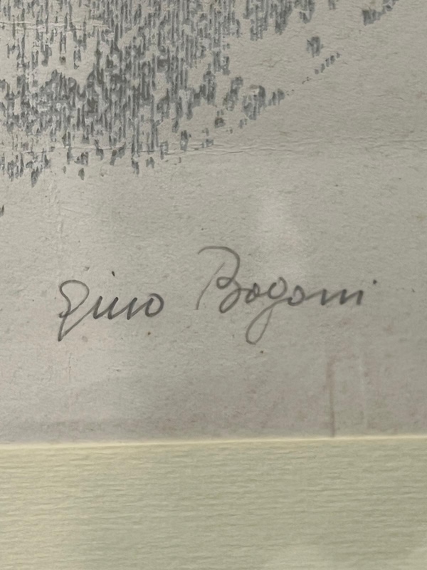 Litografia di Gino Bogoni 54/150 dal titolo "Materiche" - immagine 2