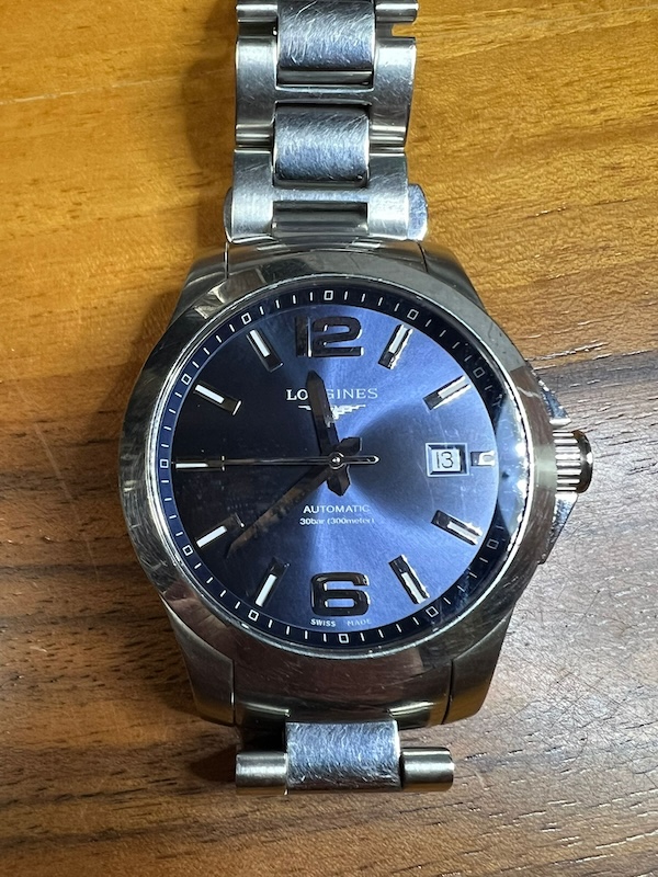 Orologio da polso maschile automatico Longines modello Conquest 41mm - immagine 2