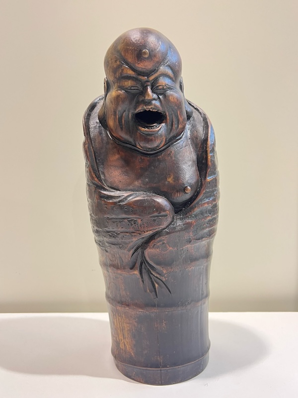 Scultura antica in bamboo cinese