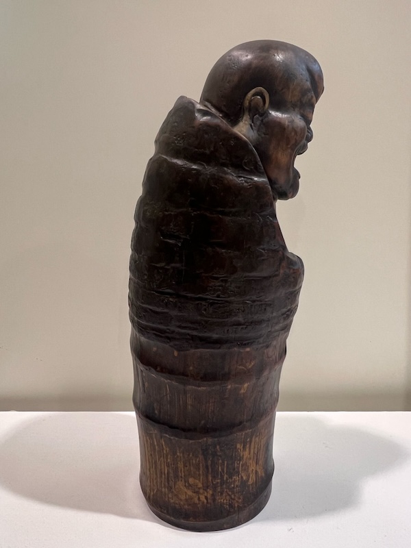 Scultura antica in bamboo cinese - immagine 7