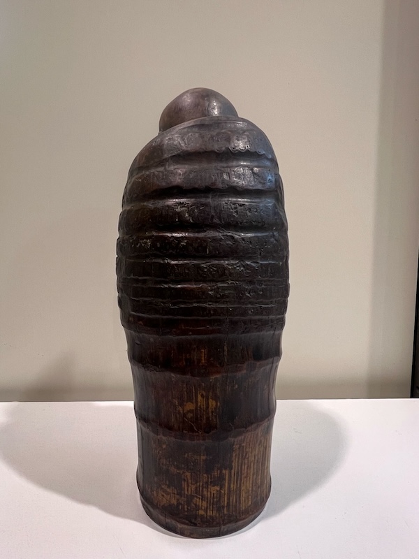 Scultura antica in bamboo cinese - immagine 2