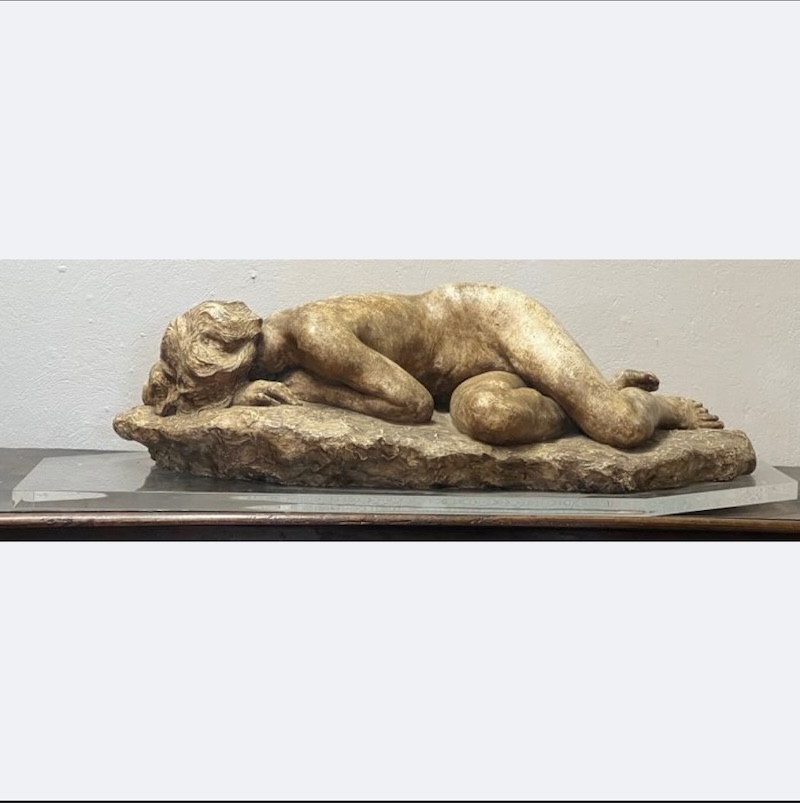 Scultura di Annibale de Lotto "Pudicizia"