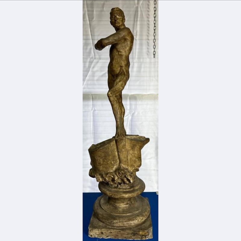 Scultura di Annibale de Lotto "Modello per un monumento al marinaio" - immagine 22
