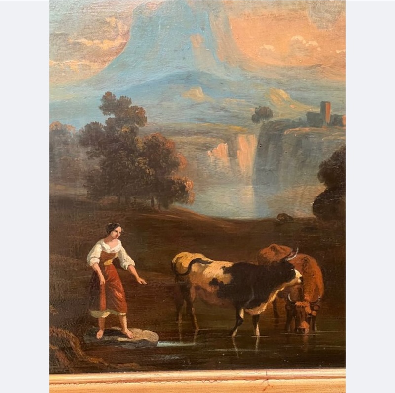 Dipinto scuola italiana (1788) olio su tavola - immagine 3