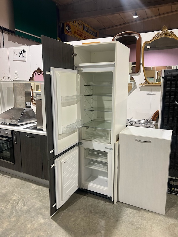 Cucina angolare moderna rovere grigio/bianca completa di elettrodomestici - immagine 4