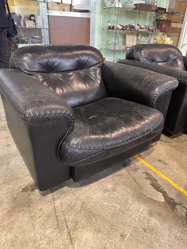 Coppia poltrone design De Sede DS101 - immagine 3