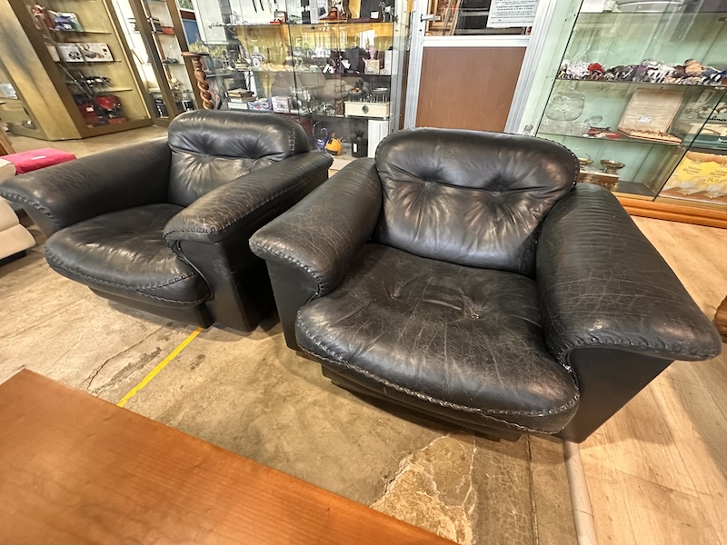 Coppia poltrone design De Sede DS101