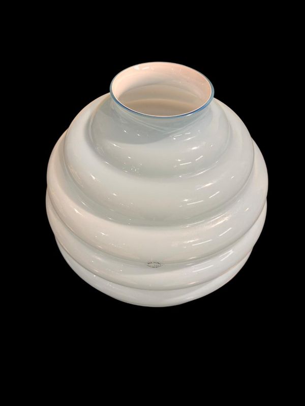 Vaso Venini Déco azzurro - immagine 3