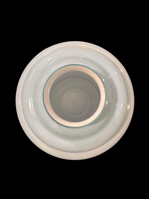 Vaso Venini Déco azzurro - immagine 2