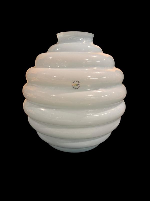 Vaso Venini Déco azzurro