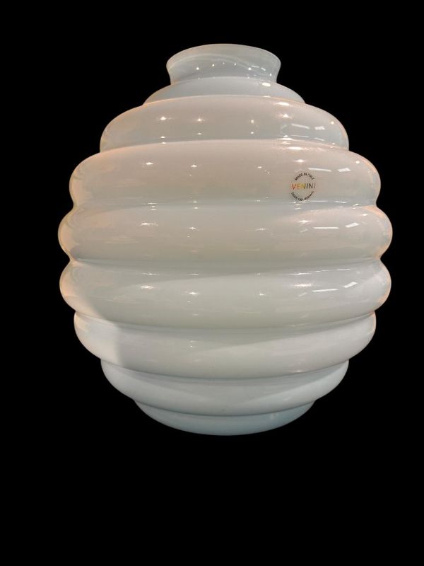 Vaso Venini Déco azzurro - immagine 7