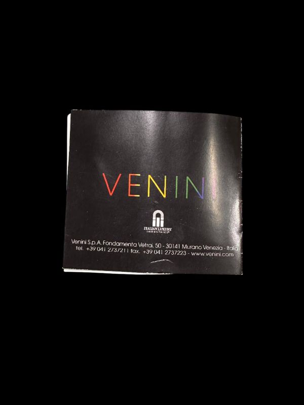 Vaso Venini Déco azzurro - immagine 10